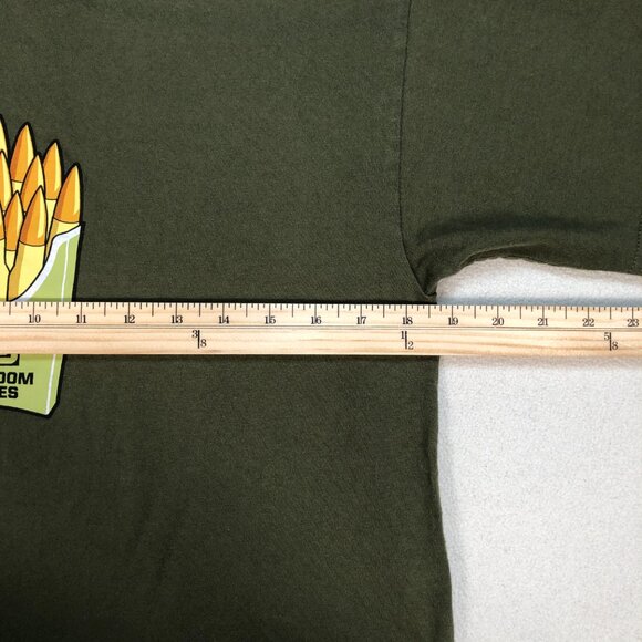 5.11 Tactical T-Shirt Mens M Military Green Freedom Fries 100% Cotton Bullet USA - Picture 8 of 10